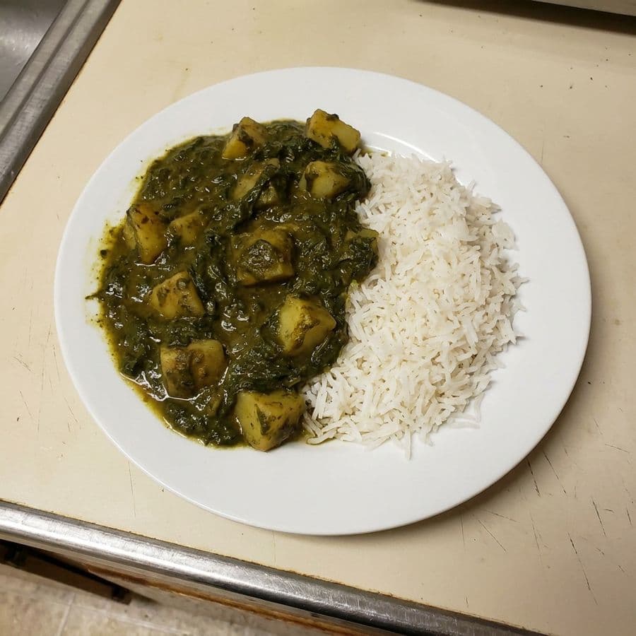 Saag Aloo